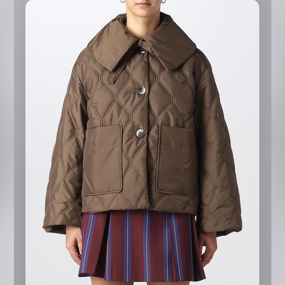 GANNI Ripstop Quilt Jacket (Current Season) - Picture 7 of 11